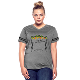 I will dwell in your tent Women’s Vintage Sport T-Shirt - heather gray/charcoal