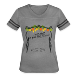 I will dwell in your tent Women’s Vintage Sport T-Shirt - heather gray/charcoal