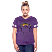 I will dwell in your tent Women’s Vintage Sport T-Shirt - vintage purple/white