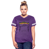 I will dwell in your tent Women’s Vintage Sport T-Shirt - vintage purple/white