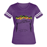 I will dwell in your tent Women’s Vintage Sport T-Shirt - vintage purple/white