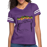 I will dwell in your tent Women’s Vintage Sport T-Shirt - vintage purple/white