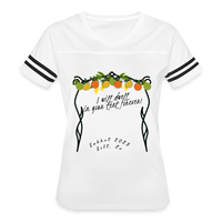 I will dwell in your tent Women’s Vintage Sport T-Shirt - white/black