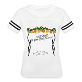 I will dwell in your tent Women’s Vintage Sport T-Shirt - white/black