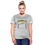 I will dwell in your tent Women’s Vintage Sport T-Shirt - heather gray/white