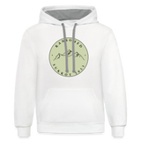 Ransomed Sukkot Contrast Hoodie - white/gray