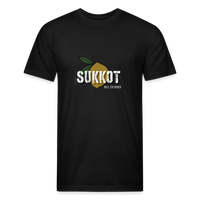 Sukkot Etrog Fitted Cotton/Poly T-Shirt by Next Level - black