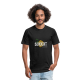 Sukkot Etrog Fitted Cotton/Poly T-Shirt by Next Level - black