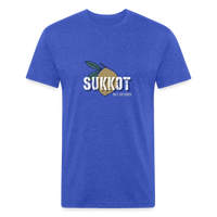 Sukkot Etrog Fitted Cotton/Poly T-Shirt by Next Level - heather royal