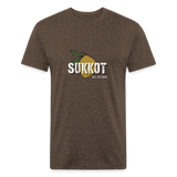 Sukkot Etrog Fitted Cotton/Poly T-Shirt by Next Level - heather espresso