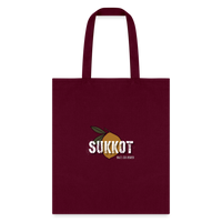 Sukkot Etrog Tote Bag - burgundy