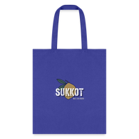 Sukkot Etrog Tote Bag - royal blue