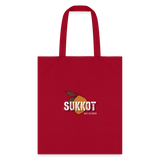 Sukkot Etrog Tote Bag - red