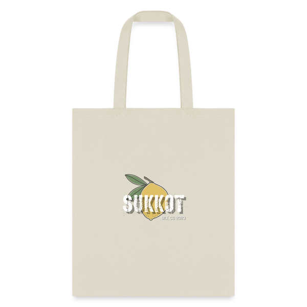 Sukkot Etrog Tote Bag - natural