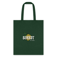 Sukkot Etrog Tote Bag - forest green