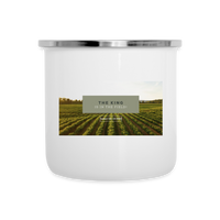 The King is in the Field! Camper Mug - white