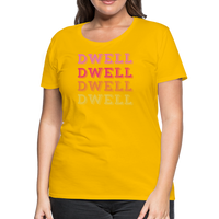 Dwell Women’s Premium T-Shirt - sun yellow