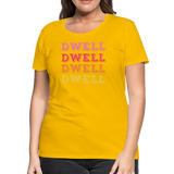 Dwell Women’s Premium T-Shirt - sun yellow