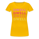 Dwell Women’s Premium T-Shirt - sun yellow