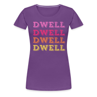 Dwell Women’s Premium T-Shirt - purple