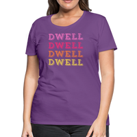 Dwell Women’s Premium T-Shirt - purple