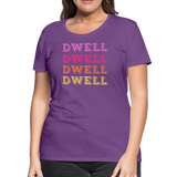 Dwell Women’s Premium T-Shirt - purple