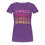 Dwell Women’s Premium T-Shirt - purple