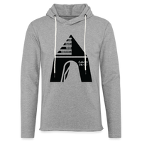 Live Dwell Abide Tabernacle Lightweight Terry Hoodie - heather gray