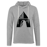 Live Dwell Abide Tabernacle Lightweight Terry Hoodie - heather gray