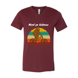 Mind Yo Bidness V-Neck Jersey Tee