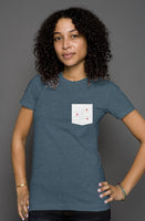 womens heather t shirt-I Am Beautifully Made