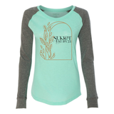 Sukkot Est. Women's Preppy Patch Slub T-Shirt