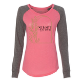 Sukkot Est. Women's Preppy Patch Slub T-Shirt