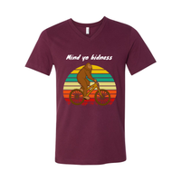 Mind Yo Bidness V-Neck Jersey Tee