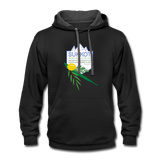 Contrast Hoodie - black/asphalt