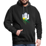 Contrast Hoodie - black/asphalt