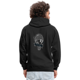 Contrast Hoodie - black/asphalt