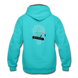 Contrast Hoodie - scuba blue/asphalt