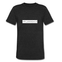 Plandemic Unisex Tri-Blend T-Shirt - heather black