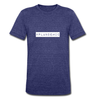 Plandemic Unisex Tri-Blend T-Shirt - heather indigo