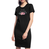 Women's T-Shirt Dress-I Am Loved Floral - black