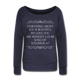 Without a Flaw Sweatshirt - melange navy