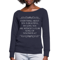 Without a Flaw Sweatshirt - melange navy