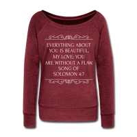 Without a Flaw Sweatshirt - cardinal triblend