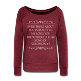 Without a Flaw Sweatshirt - cardinal triblend