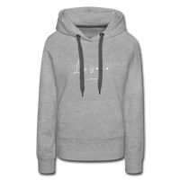 Women’s Premium Hoodie-Love IS - heather gray