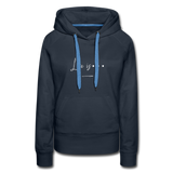 Women’s Premium Hoodie-Love IS - navy