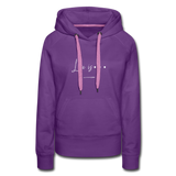 Women’s Premium Hoodie-Love IS - purple