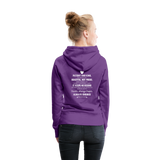 Women’s Premium Hoodie-Love IS - purple