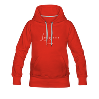 Women’s Premium Hoodie-Love IS - red